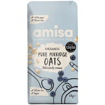 Amisa Pure Porridge Oats Gluten Free Organic (1kg)