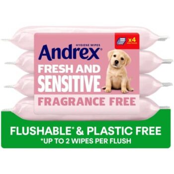 Andrex FRESH Hygiene Wipes Multipack (4x30 sheets)