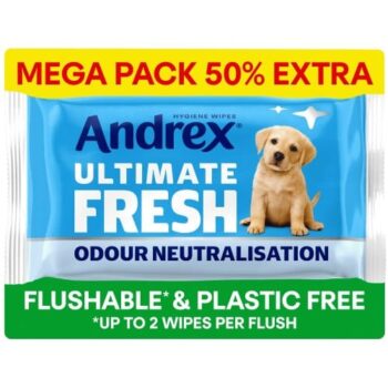 Andrex Mega Classic Clean Washlets Moist Tissue (56)