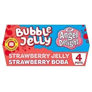 Angel Delight Strawberry Jelly & Strawberry Boba Bubble Dessert Pot (4)