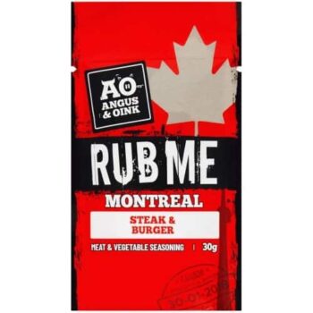 Angus & Oink Rub Me Montreal Steak & Burger Meat & Vegetable Seasoning (30g)