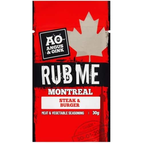 Angus & Oink Rub Me Montreal Steak & Burger Meat & Vegetable Seasoning (30g)
