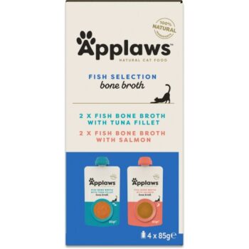 Applaws Natural Adult Wet Cat Food Fish Soup Selection Pouches