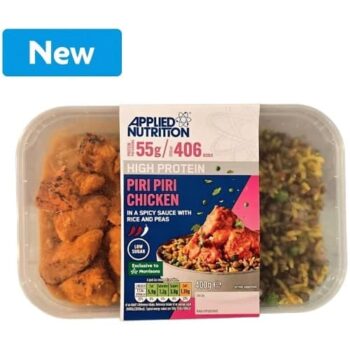 Applied Nutrition High Protein Chicken Piri Piri With Rice