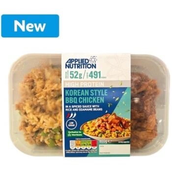 Applied Nutrition High Protein Korean Style BBQ Chicken With Rice