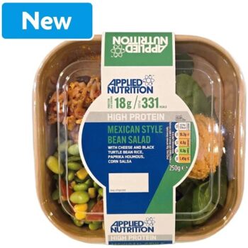 Applied Nutrition High Protein Mexican Style Bean Salad & Houmous Bowl