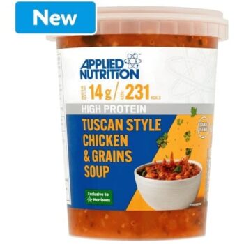 Applied Nutrition High Protein Tuscan Style Chicken & Grains Soup