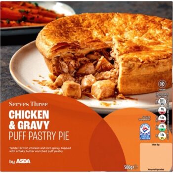 ASDA Chicken & Gravy Puff Pastry Pie