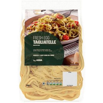 ASDA Fresh Egg Tagliatelle (500g)