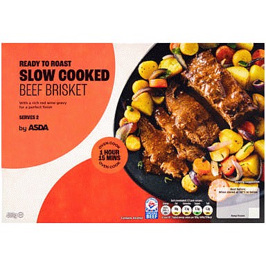 ASDA Ready to Roast Slow Cooked Beef Brisket (400g)