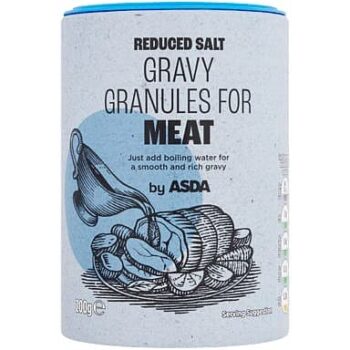 ASDA Reduced Salt Gravy Granules for Meat (200g)