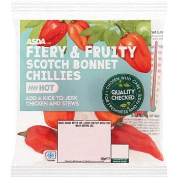 ASDA Scotch Bonnet Chillies (50g)