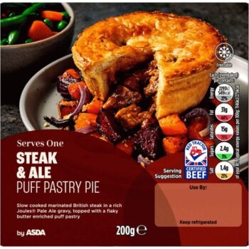 ASDA Steak & Ale Puff Pastry Pie