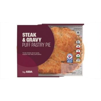 ASDA Steak & Gravy Puff Pastry Pie