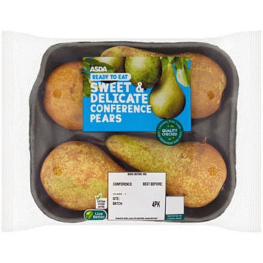 ASDA Sweet & Delicate Conference Pears (4)