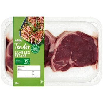 ASDA Tender Lamb Leg Steaks (300g)