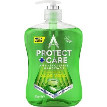 Astonish Protect & Care Anti-Bacterial Handwash Aloe Vera (600ml)