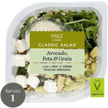 Avocado, Feta & Grain Salad (320g)