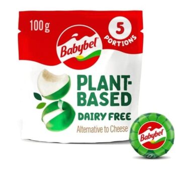 Babybel Plant-Based Vegan Cheese Snacks (5 x 20g)