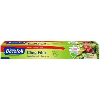 Bacofoil PVC Free Cling Film with Easy-Cut System x30m (325mm, 30m)