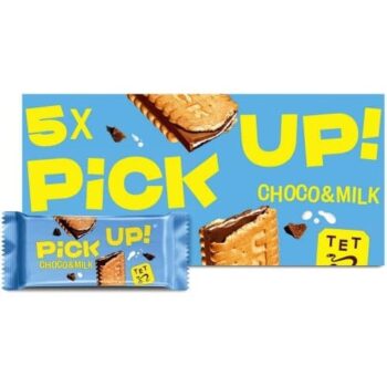 Bahlsen PiCK UP! Choco & Milk Chocolate Biscuit Bars (5 x 140g)