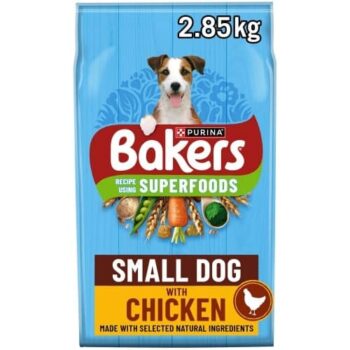 Bakers Small Dry Dog Food Chicken & Vegetables (2.85kg)