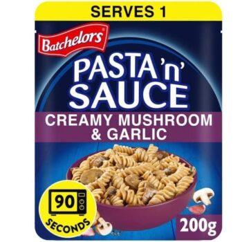 Batchelors Pasta'N'sauce Microwave Pouch Mushroom And Garlic (200g)
