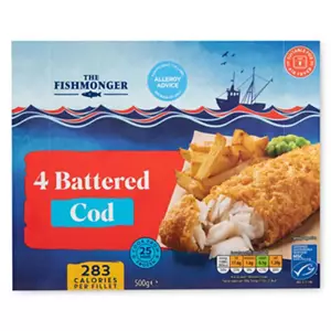 Battered Cod 4 Pack