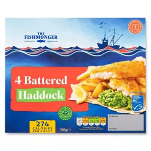 Battered Haddock 4 Pack