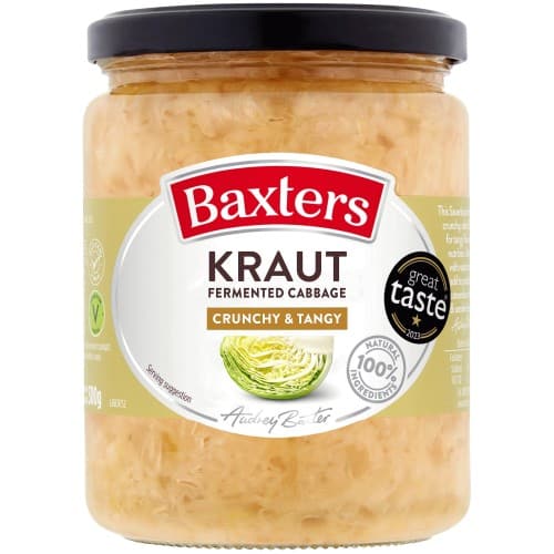 Baxters Fermented Sauerkraut Cabbage (480g)