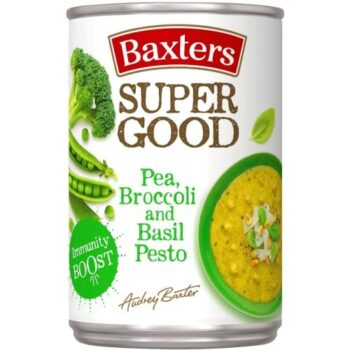 Baxters Super Good Pea Broccoli & Basil Pesto Soup (400g)