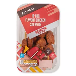 BBQ Flavoured Protein Chicken Skewers 10 Pack*
