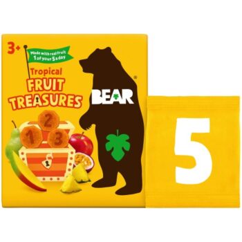 Bear Tropical Fruit Treasures (5 x 20g)
