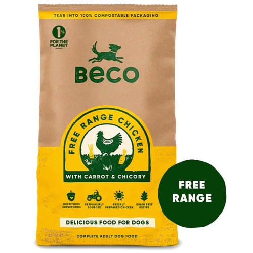 Beco Pets Eco Conscious Free Range Chicken Dry Dog Food (6kg)