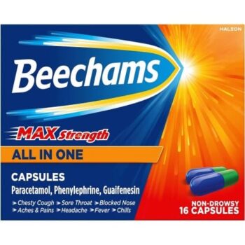 Beechams Max Strength All in One Cold & Flu Capsules (16)