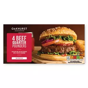 Beef Quarter Pounders 4 Pack