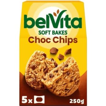 BelVita Breakfast Biscuits Soft Bakes Choc Chips (5 x 50g)
