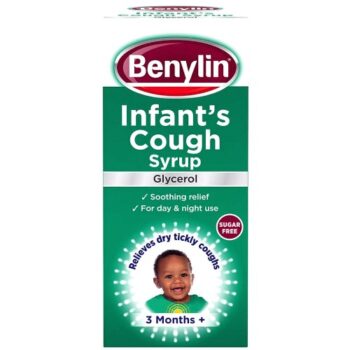Benylin Children's Apple Cough Syrup 3+ Months Flavour (125ml)