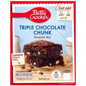Betty Crocker Triple Chocolate Chunk Brownie Mix (415g)