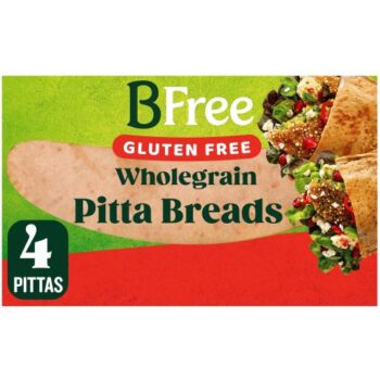 BFree Wholegrain Gluten Free Pitta Bread (4 x 55g)