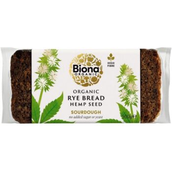 Biona Organic Rye Bread With Hemp Seed (500g)