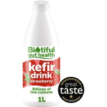Biotiful Gut Health Strawberry Kefir Drink (1 Litre)