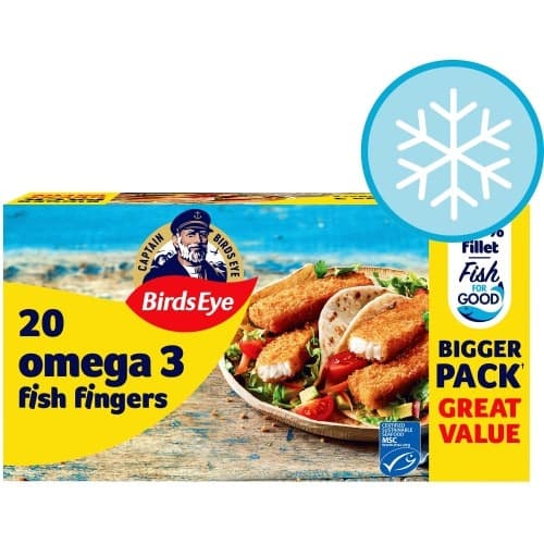 Birds Eye 20 Omega 3 Fish Fingers (560g)
