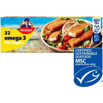 Birds Eye 32 Omega 3 Fish Fingers (32 x 896g)