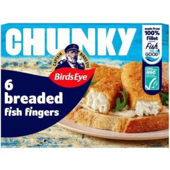 Birds Eye 6 Chunky Breaded Fish Fingers Extra Large (6 x 360g)