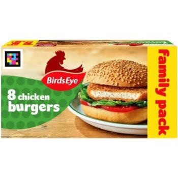 Birds Eye 8 Chicken Burgers (400g)