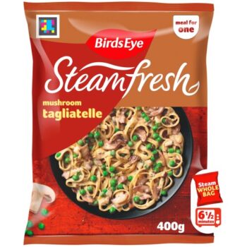 Birds Eye Steamfresh Mushroom Tagliatelle with a Creamy Sauce Meal for 1 (400g)