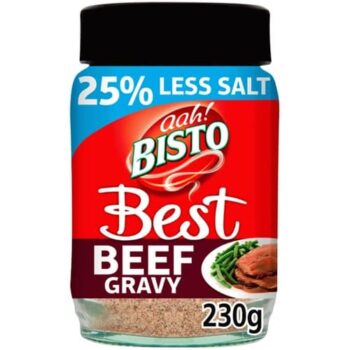 Bisto Best Reduced Salt Beef Gravy Granules 25% Less Salt (230g)