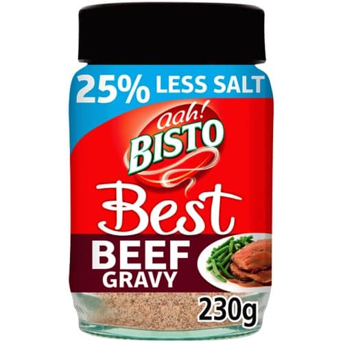 Bisto Best Reduced Salt Beef Gravy Granules 25% Less Salt (230g)
