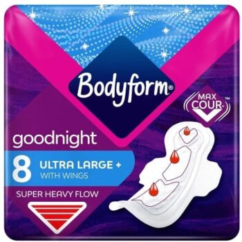 Bodyform Cour-V Ultra Night Sanitary Towels Wings (8)